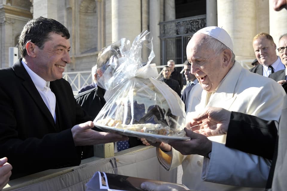 La manna madonita in dono al Papa da maestro Fiasconaro
