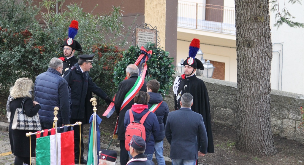 Nelle Madonie commemorazione nel centenario del maresciallo dei carabinieri reali Francesco Tralongo
