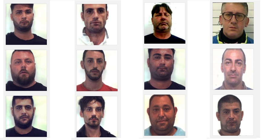 Operazione Eride: nomi e foto dei 15 arrestati