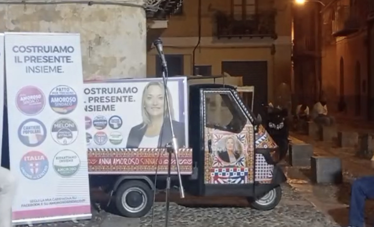 Elezioni: in diretta da piazza Sant’Anna comizio del candidato sindaco Anna Amoroso