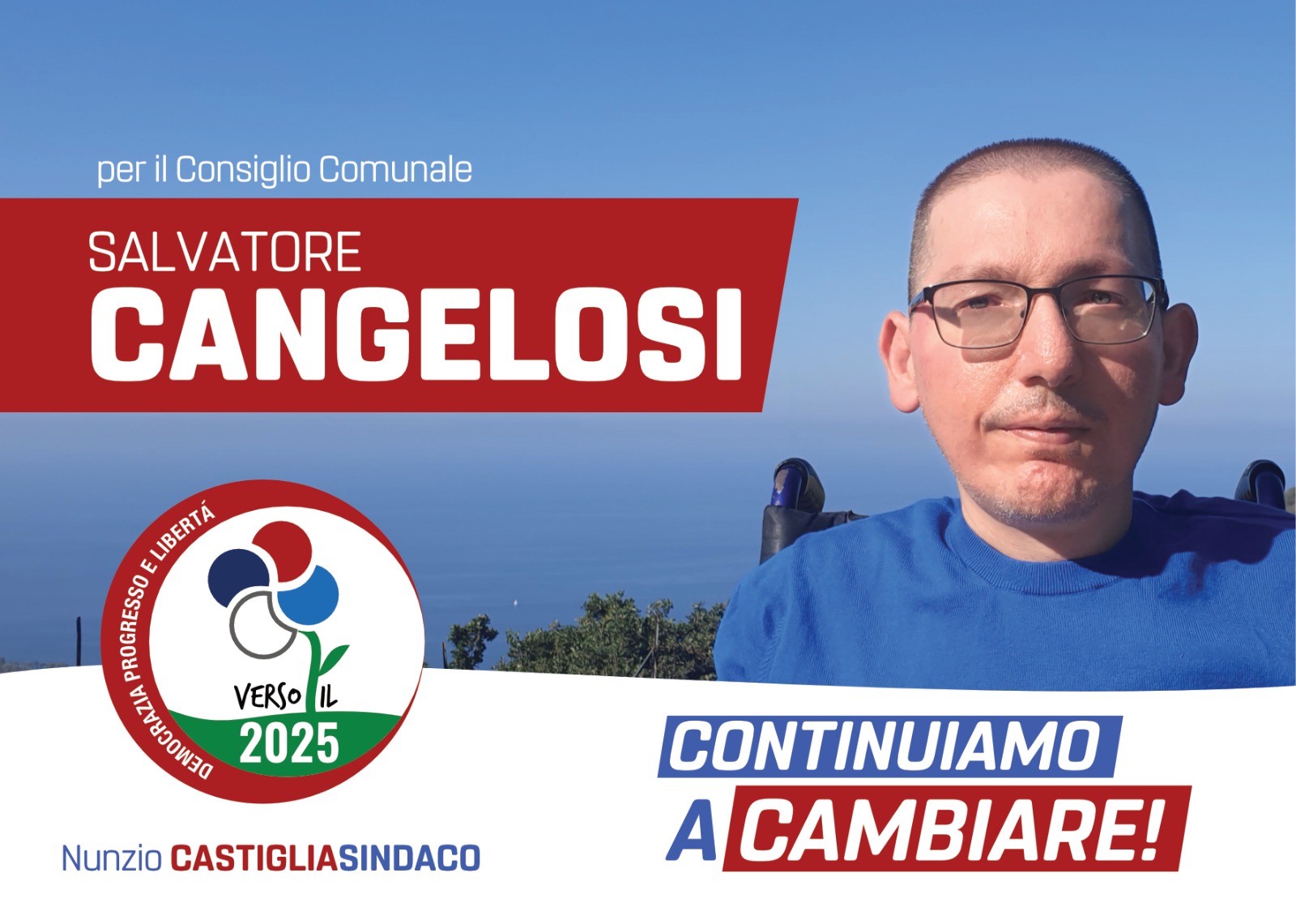 Pollina: Salvatore Cangelosi a sostegno del candidato sindaco Nunzio Castiglia