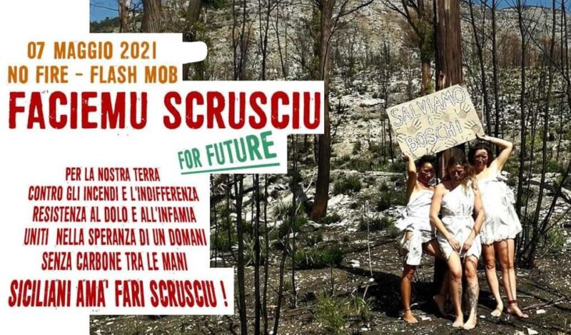 "Faciemu Scrusciu For Future": anche a Termini Imerese il flash mob per la sensibilizzazione sugli incendi
