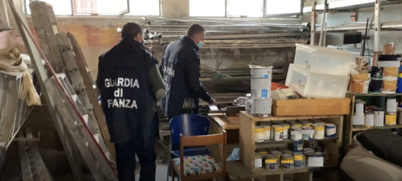 Guardia di Finanza: scoperta attività abusiva in provincia di Palermo