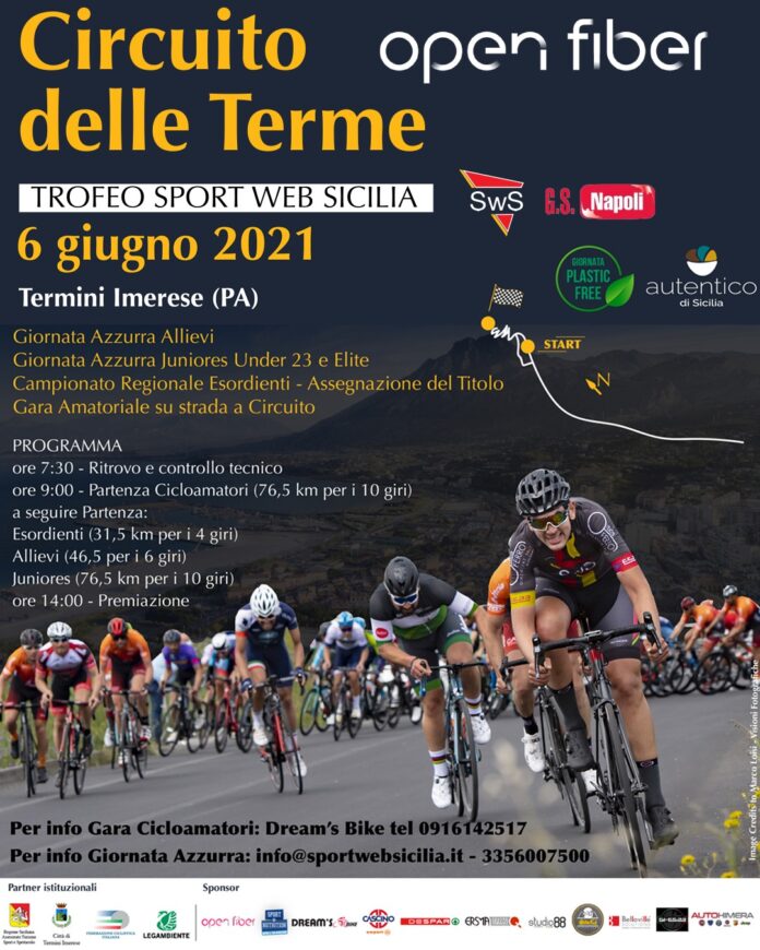Termini Imerese: il 6 giugno il 1° trofeo Sport Web Sicilia di ciclismo