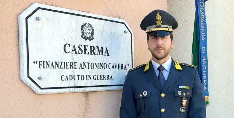 Guardia di Finanza Bagheria: il maggiore Matteo Di Giulio lascia il comando al capitano Francesco Vitolo