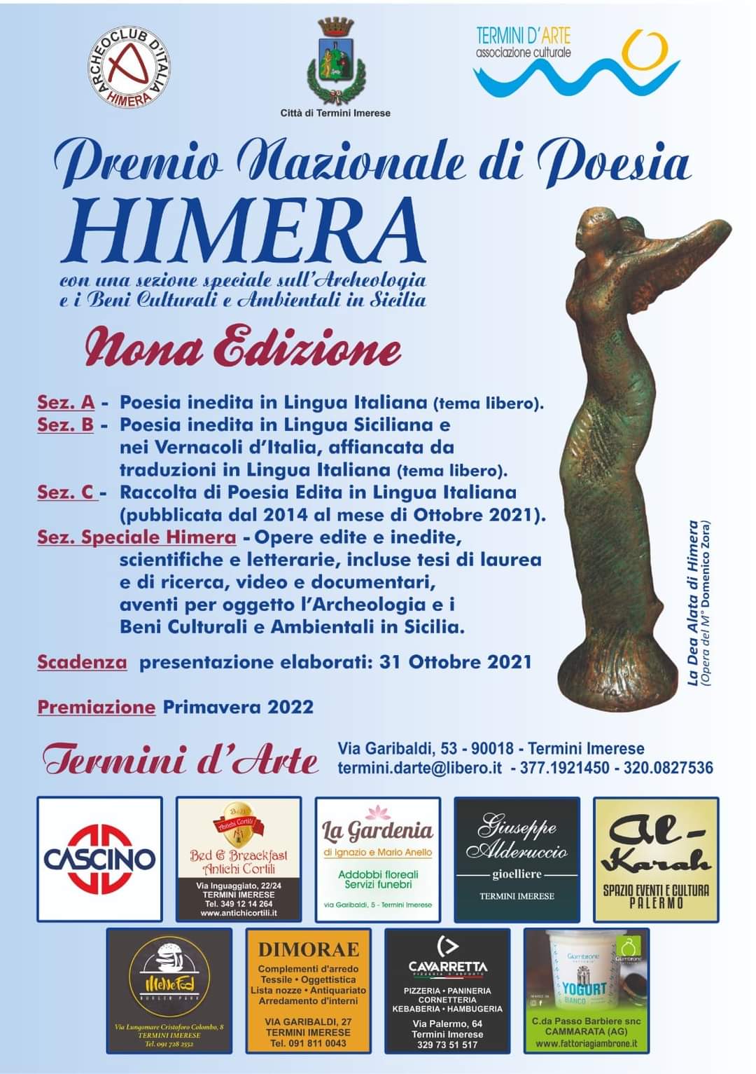 Aperte le iscrizioni alla IX edizione del premio nazionale di poesia “Himera”