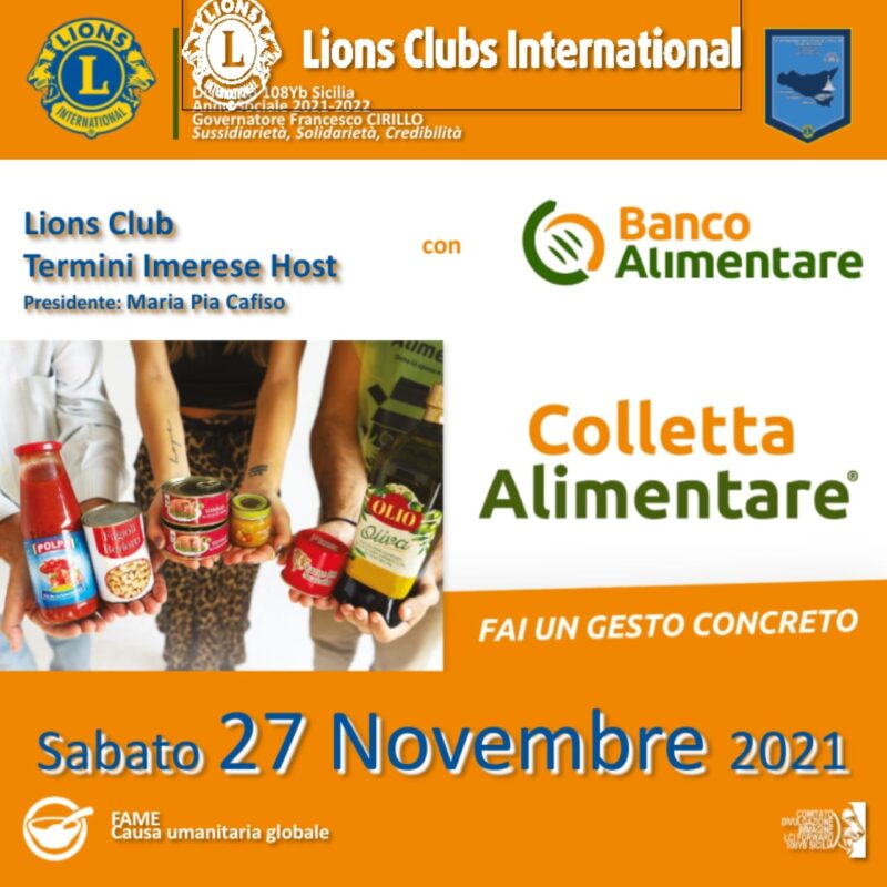 Termini Imerese: Lions Club e Banco Alimentare organizzano colletta alimentare FOTO