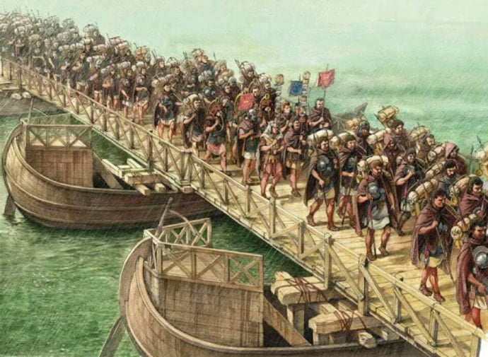 Storia: l'unico ponte sullo stretto fu costruito dai romani nel 251 a.C.