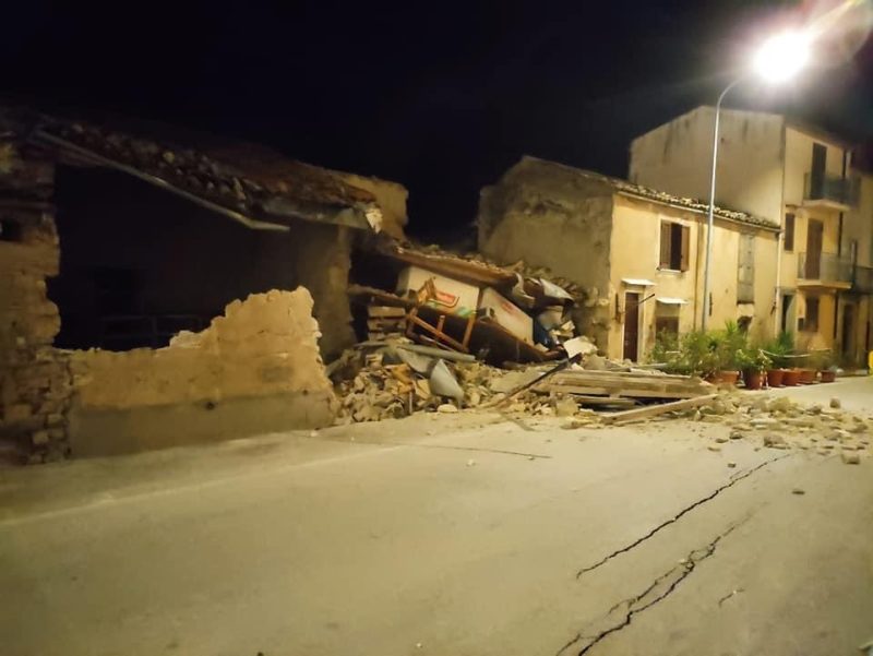 Frana a Polizzi Generosa: paura tra i residenti, case evacuate