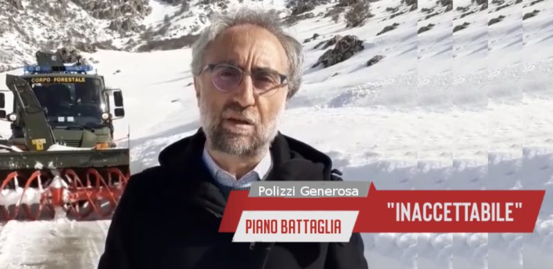 Madonie: il sindaco di Polizzi Generosa chiede l'immediato sgombero della neve sulla SP 119 che porta a Piano Battaglia