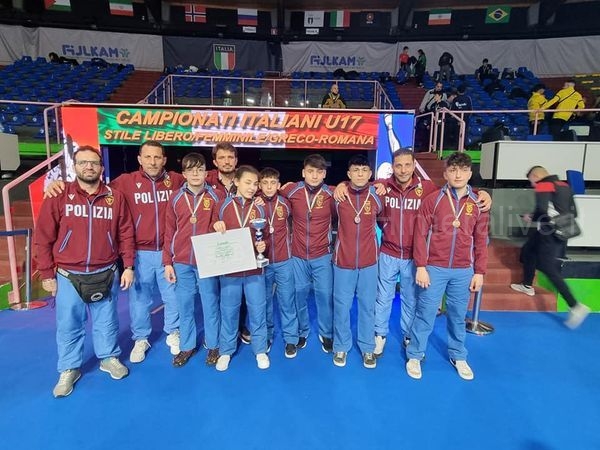 Campionato Italiano lotta olimpica 2022: sette medaglie per gli atleti termitani delle Fiamme Oro