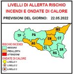 Protezione Civile Sicilia: pre-allerta rischio incendi e ondate di calore