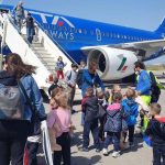 Atterrati all’aeroporto di Trapani Birgi 63 orfani dall’Ucraina