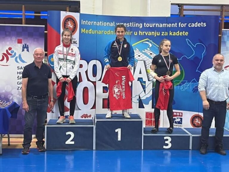La termitana Fabiana Rinella trionfa a Zagabria, nel torneo internazionale “Croazia Open” di lotta femminile FOTO