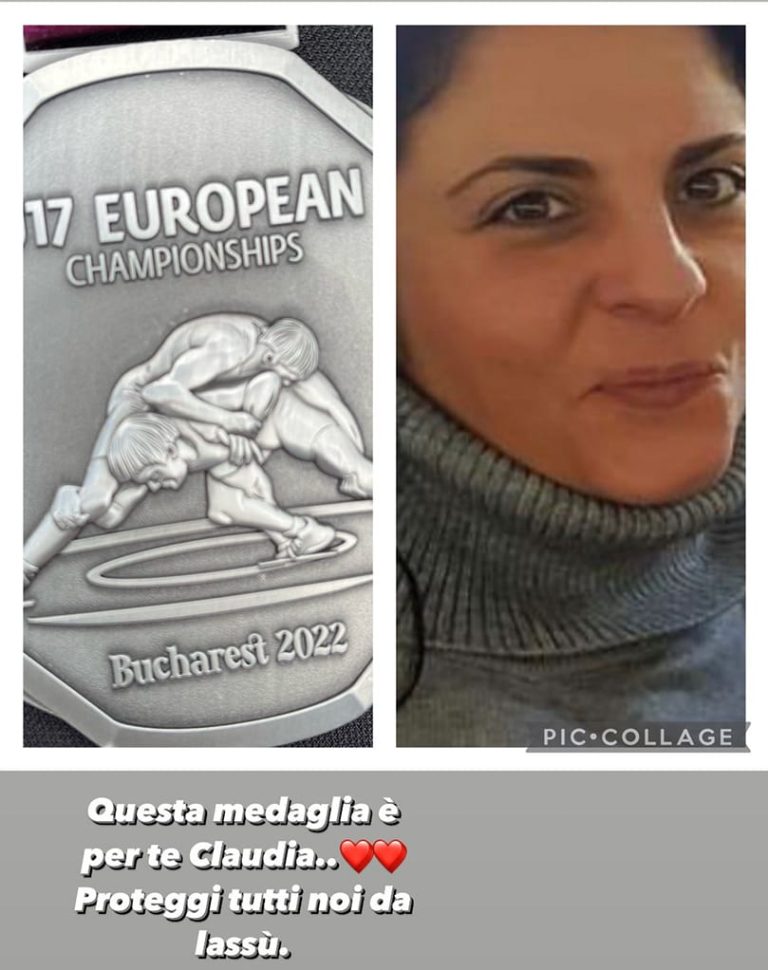 Fabiana Rinella sul podio ai campionati Europei U17: la vittoria è dedicata a Claudia Nardi e allo zio Michele