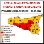 Meteo: nuova allerta della Protezione Civile per ondate di calore e rischio incendi in tutta la Sicilia