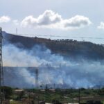 Termini Imerese: vasto incendio divampa in contrada Bragone, chiusa A19 FOTO