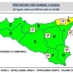 Meteo Sicilia: previsti temporali a Termini Imerese, Palermo e comuni della provincia
