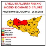 Meteo: nuova allerta della Protezione Civile Sicilia per incendi e ondate di calore