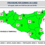 Vento e tempo incerto a Termini Imerese e nei comuni della provincia di Palermo, il bollettino della Protezione Civile