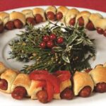 Le ricette natalizie di Himera Live: ghirlanda salata con wurstel