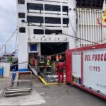 Palermo: non si arresta l’incendio nella nave GNV al porto di Palermo FOTO E VIDEO