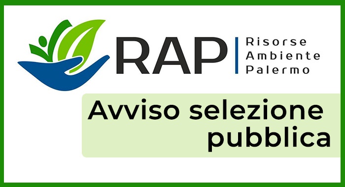 Concorso lavoro Rap Palermo: prorogati i termini per la partecipazione, c’è tempo fino al 28 febbraio 2023