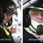 Totò Riolo e Alessandro Floris su Lancia Delta al via del Tricolore Rally Terra Storico