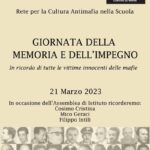 Caccamo: giornata della memoria e dell'impegno in ricordo delle vittime innocenti di mafia
