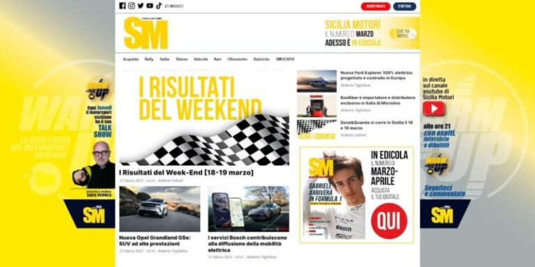 Online il nuovo sito www.siciliamotori.it
