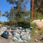 Abbandono selvaggio di rifiuti a Termini Imerese: ciò che resta di un natante e chili di rifiuti di ogni genere FOTO