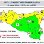Meteo: ancora allerta gialla a Termini Imerese e nei comuni della provincia di Palermo IL BOLLETTINO