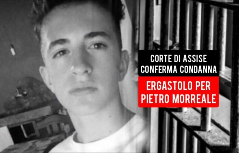 Omicidio Roberta Siragusa: la Corte di Assise d’appello conferma condanna all’ergastolo per il fidanzato Pietro Morreale