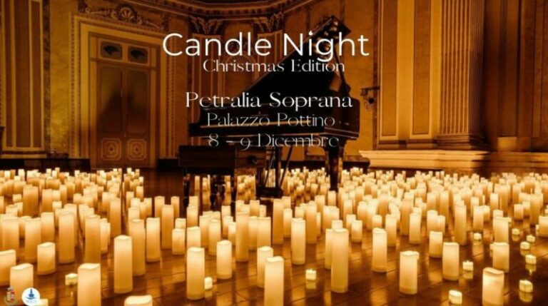Petralia Soprana, weekend dell’Immacolata con il Candle Night: Christmas Edition