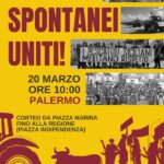 Le lotte della crisi agricola si spingono a marzo a Palermo