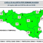 Meteo Sicilia: oggi nubi e piogge sparse, tempo incerto per il 25 aprile