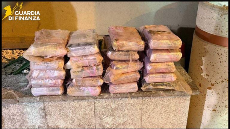 Guardia di Finanza Palermo: sequestrati oltre 23 kg di cocaina a Villabate, arrestato corriere