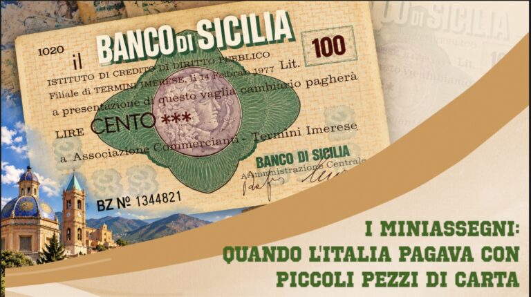 I miniassegni: quando l’Italia pagava con piccoli pezzi di carta